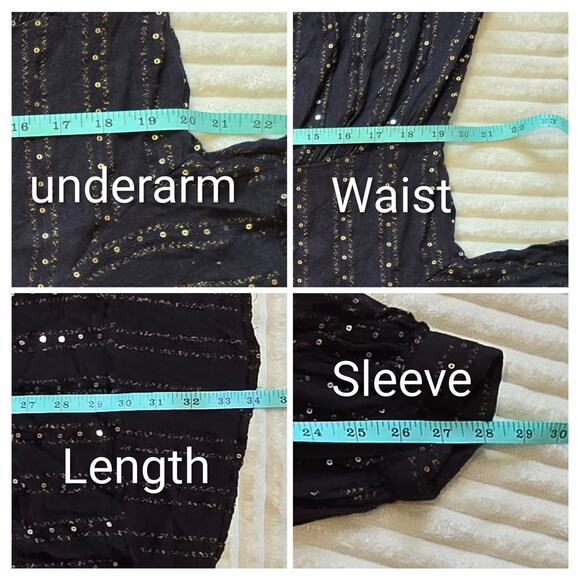 Anthropologie Quinn Sequined Tunic Blouse - Picture 11 of 12